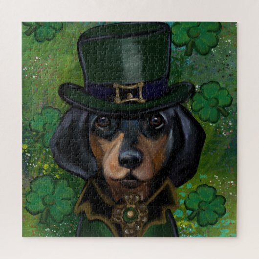 Dachshund legpuzzel (Verticaal)