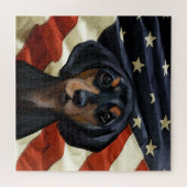 DACHSHUND LEGPUZZEL (Horizontaal)