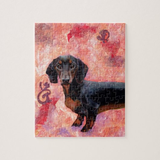 Dachshund Legpuzzel (Verticaal)