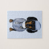 Dachshund Legpuzzel (Horizontaal)