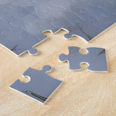 Dachshund Let It Snow Kerstmis Legpuzzel (Zijkant)