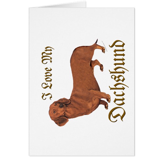 Dachshund Liefde (Voorkant)