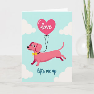 Dachshund Liefde Tilt Je Op Kaart