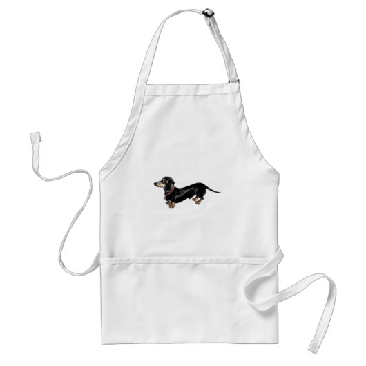 dachshund ' long dog apron standaard schort (Voorkant)