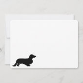 Dachshund Long Hair - Silhouette 1 (Achterkant)