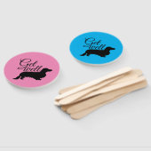 Dachshund Long Hair - Silhouette 1 Handwaaier (Niet-gemonteerd)