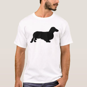 Dachshund Long Hair - Silhouette 1 T-shirt