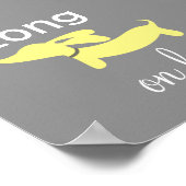 Dachshund Long on Love Wall Art Poster Imprimer (Coin)