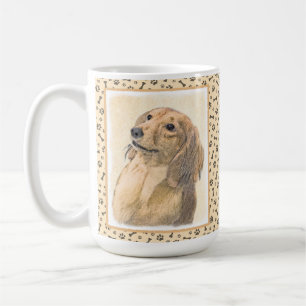 Dachshund (Longhaire) schilderen - Oorspronkelijke Koffiemok