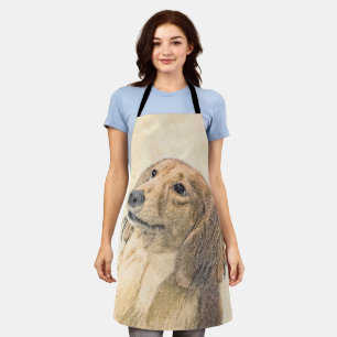 Dachshund (Longhaire) Schilderen - Oorspronkelijke Schort