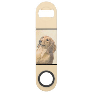Dachshund (Longhaire) Schilderen - Oorspronkelijke Speed Flessenopener