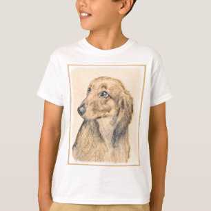 Dachshund (Longhaire) Schilderen - Oorspronkelijke T-shirt