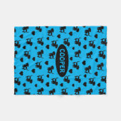 Dachshund Love Fleece Dog Blanket Deken (Voorkant (Horizontaal))
