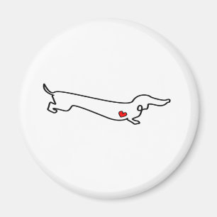 Dachshund Love Magneet