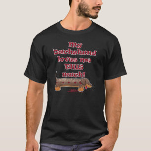 Dachshund Love Meter T-shirt