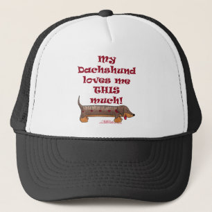 Dachshund Love Meter Trucker Pet