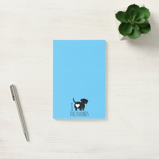 Dachshund Love Post-it® Notes (Kantoor)
