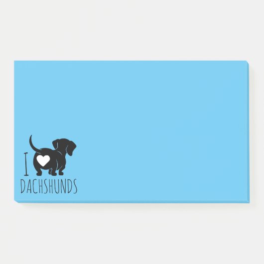 Dachshund Love Post-it® Notes (Voorkant)