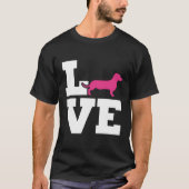 Dachshund Love T-shirt (Voorkant)