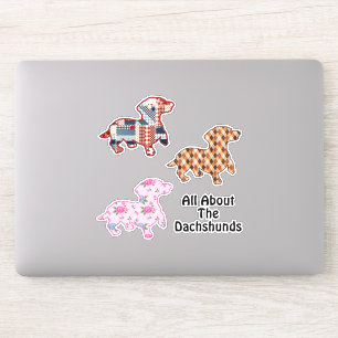 Dachshund Love Vinyl Sticker