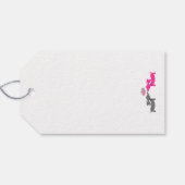 Dachshund Love Wedding Gift Label personaliseren Cadeaulabel (Achterkant Horizontaal)