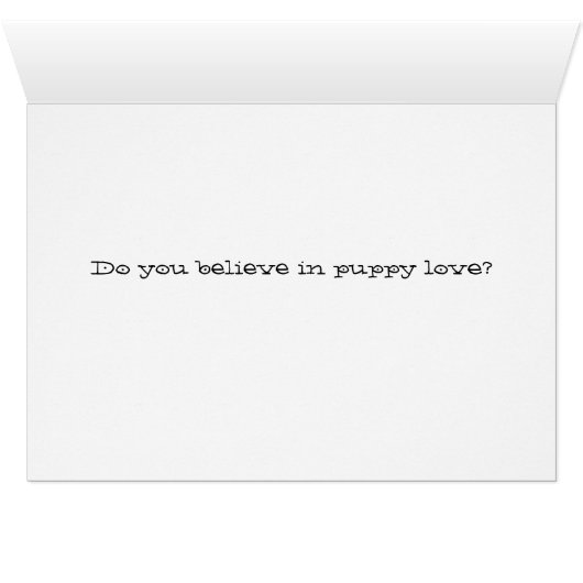 Dachshund Love with Hearts (Binenzijde Horizontaal (Onderkant))