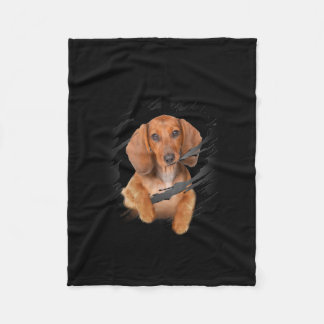Dachshund Lover Cute Dachshund Fleece Deken