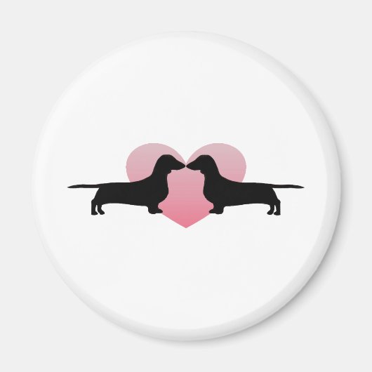 Dachshund Lovers Magneet (Voorkant)