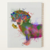 Dachshund & Lunettes Rainbow Splash (Dos)