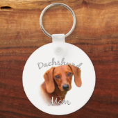 Dachshund Ma 2 Sleutelhanger (Achterkant)