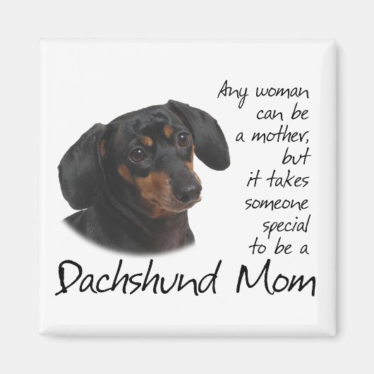 Dachshund Ma Magnet Magneet (Voorkant)