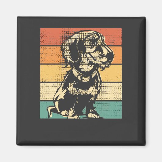 Dachshund magneet (Voorkant)