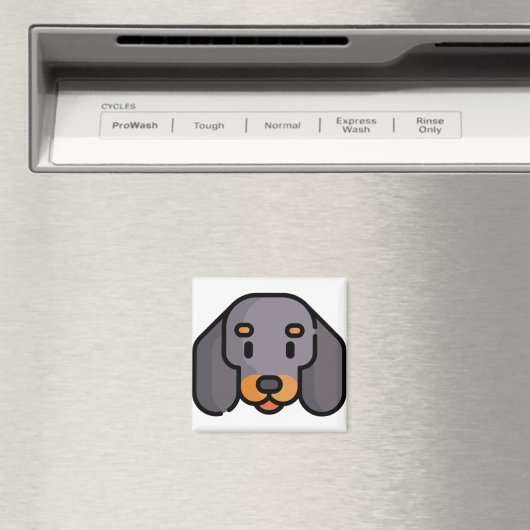 Dachshund Magneet (Insitu (Vaatwasser))