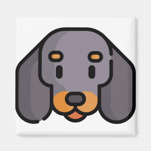 Dachshund Magneet (Voorkant)