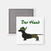 Dachshund Magnet (Recto/Verso)