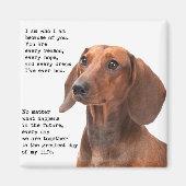 Dachshund Magnet Magneet (Voorkant)