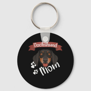 Dachshund Mam, Dog Mam Sleutelhanger