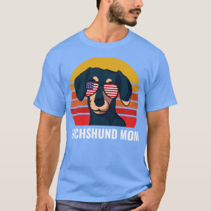 Dachshund mama Funny Weiner Dog Women T-shirt