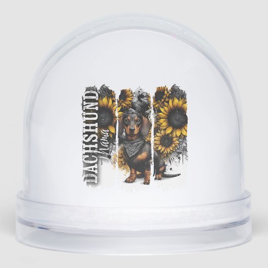 Dachshund Mama Sneeuwbol (Voorkant)
