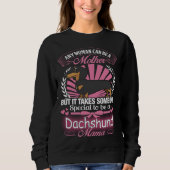Dachshund Mama T-shirt (Voorkant)