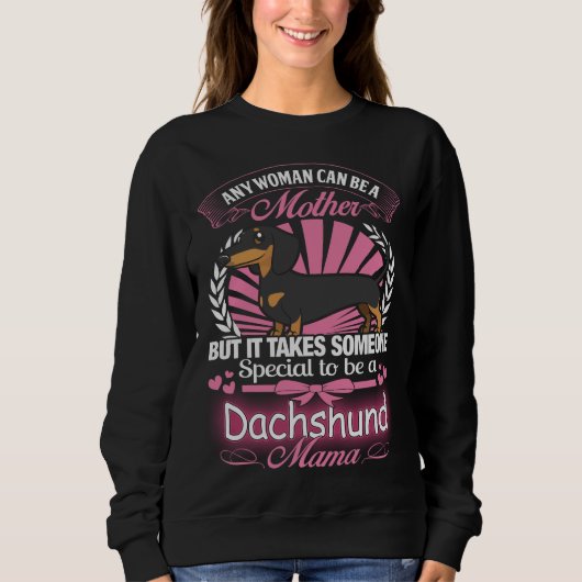 Dachshund Mama T-shirt (Voorkant)
