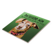 Dachshund Maman Carreaux céramiques (Côté)