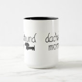 Dachshund Maman Mug pour Amoureux de les chiens Wi (Centre)
