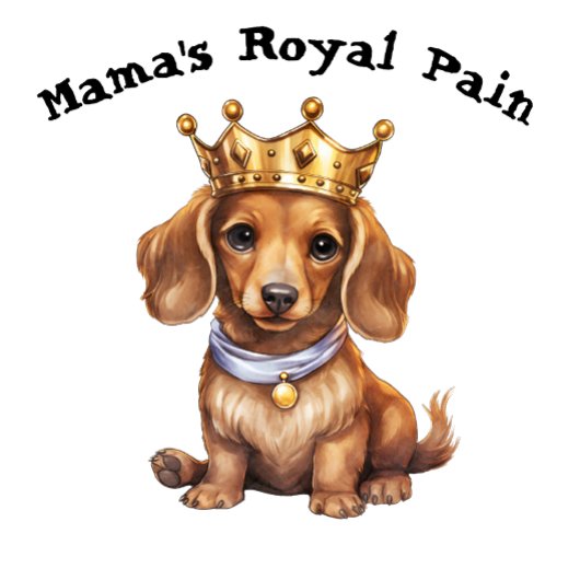 Dachshund Mama's koninklijke pijn T-shirt