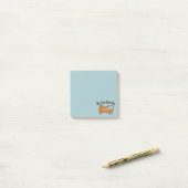 Dachshund Me Obtient Des Post-it® Notes (Sur un bureau)
