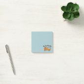 Dachshund Me Obtient Des Post-it® Notes (Bureau)