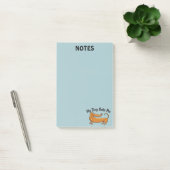 Dachshund Me procure des Post-it® Notes 4 x 6 (Bureau)