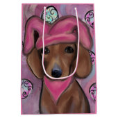 Dachshund Medium Cadeauzakje (Achterkant)