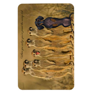 Dachshund Meerkat Magnet