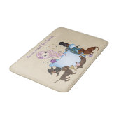Dachshund Mermaid Bath Mat (Gekanteld)